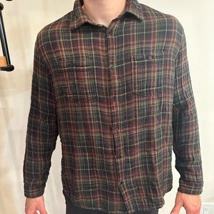 Mens XL Carbon 2 Cobalt Flannel